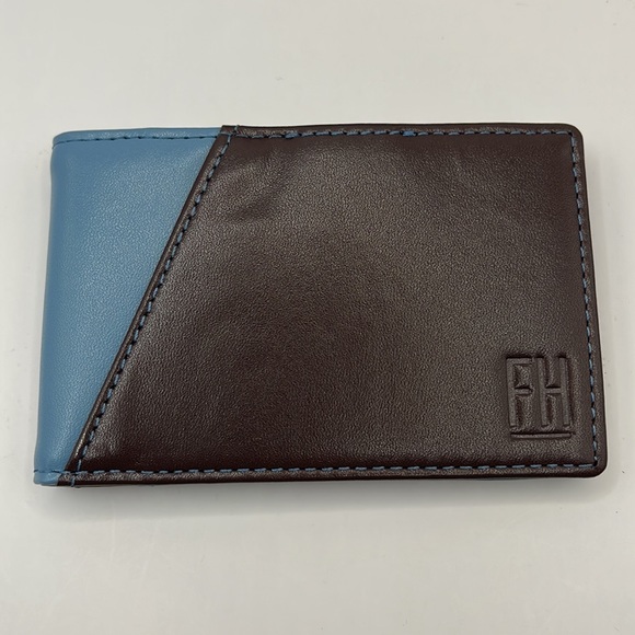 NWB-Forrest & Harold Slim RFID Money Clip Wallet in Top Grain Leather - Picture 3 of 12